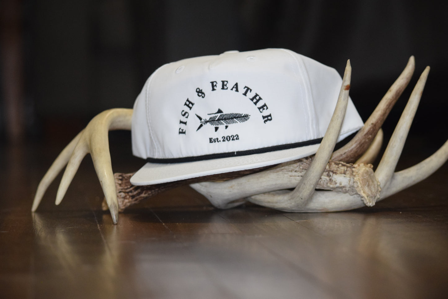 White/Black F&F Logo Rope Hat