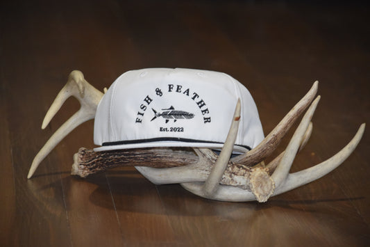 White/Black F&F Logo Rope Hat