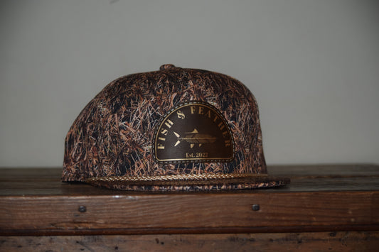 Pinestraw Camo Rope Hat