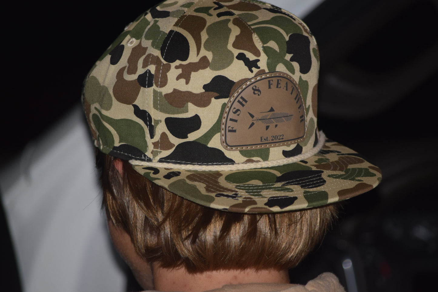 Vintage Camo Rope Hat