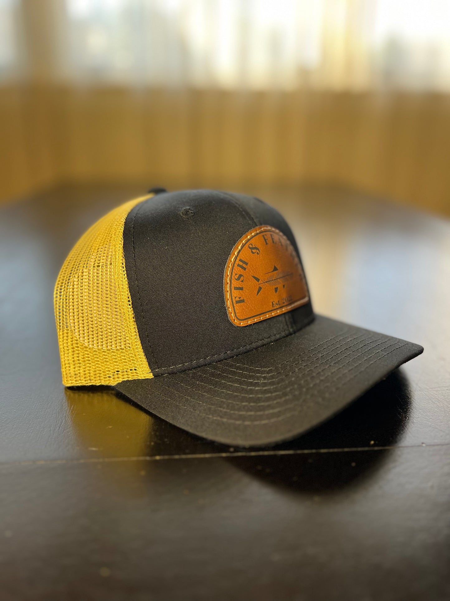 Black/Yellow F&F Trucker Mesh Hat