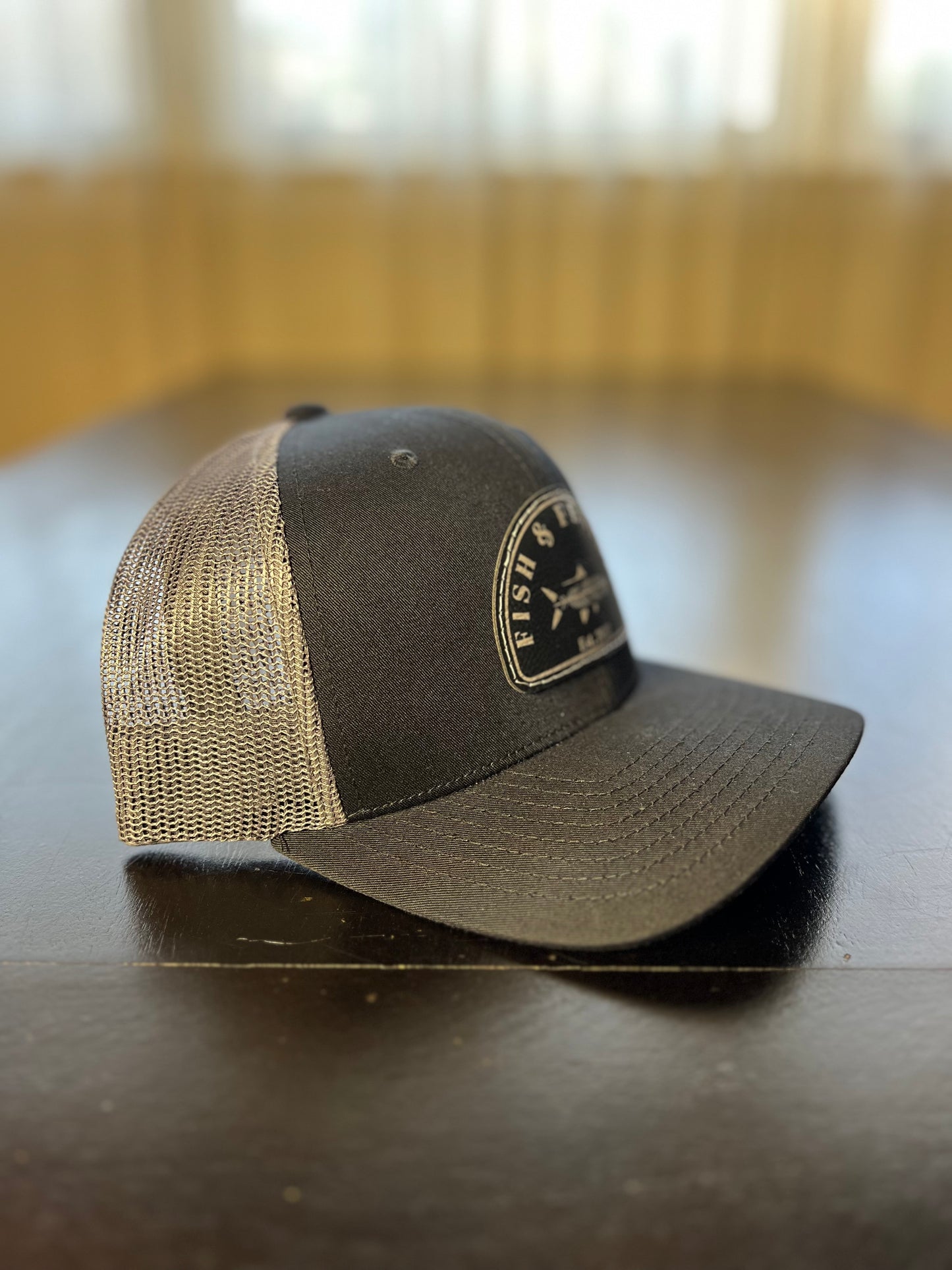 Black/Charcoal F&F Trucker Mesh Hat