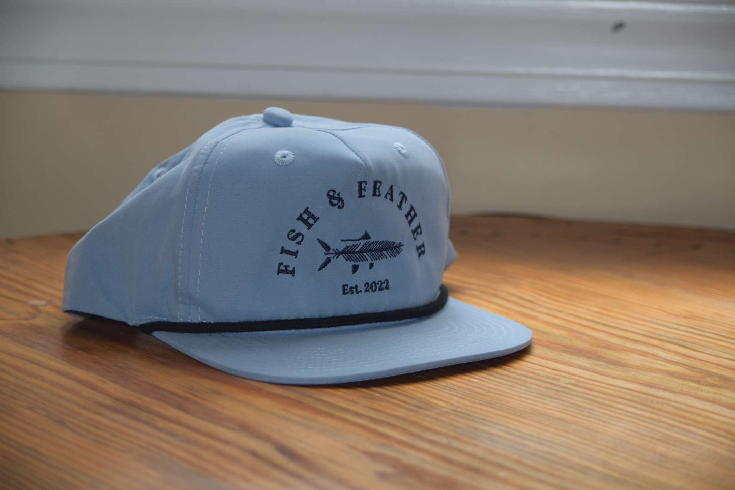 Sky/Black F&F Logo Rope Hat