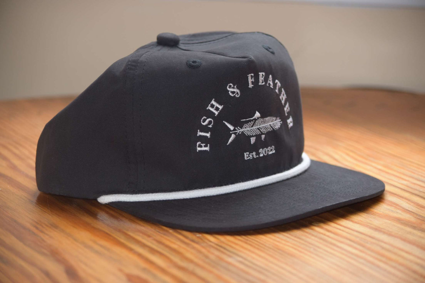 Black/White F&F Logo Rope Hat