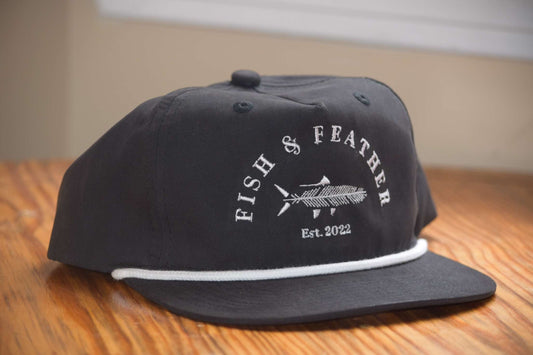 Black/White F&F Logo Rope Hat