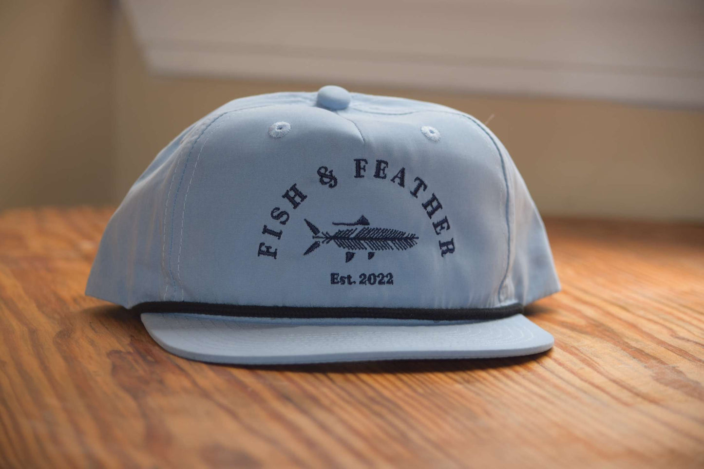 Sky/Black F&F Logo Rope Hat